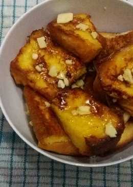 French Toast Pisang Keju Madu