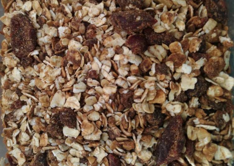 resep makanan Granola (oat cereal)