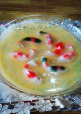 Puding jagung ikan koi :)