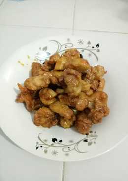 Ayam goreng saos madu