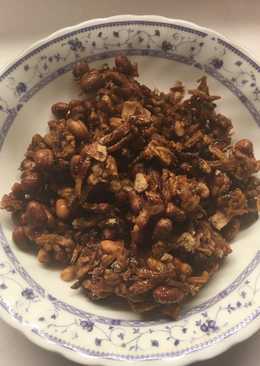 Sambel goreng tempe teri kacang tanah kriuk