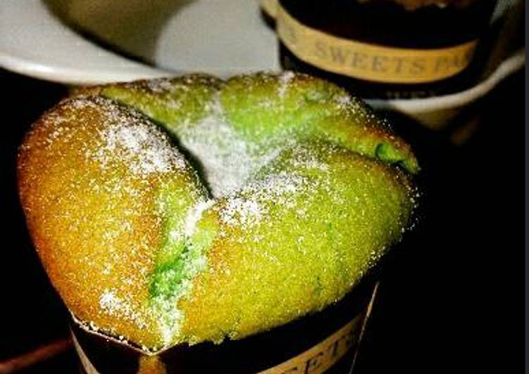 resep Chiffon cupcake pandan