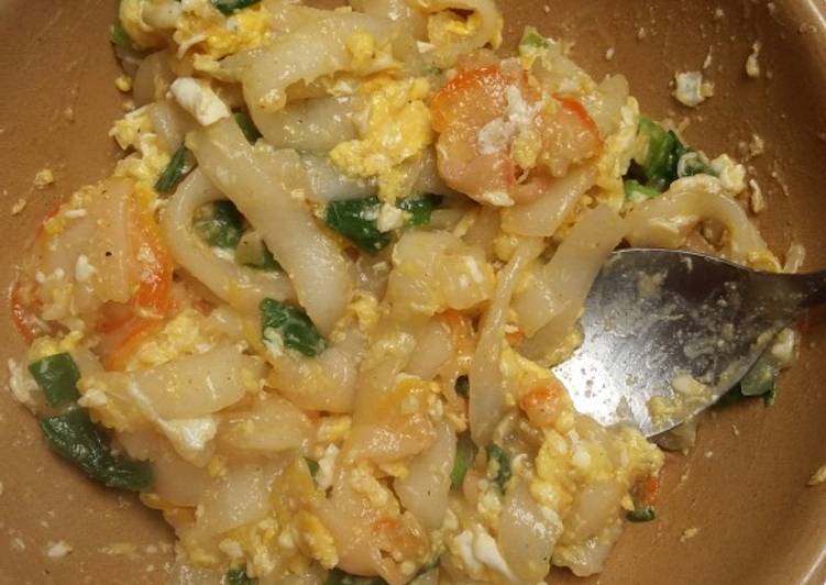 resep makanan Seblak Kering Kwetiau Telur