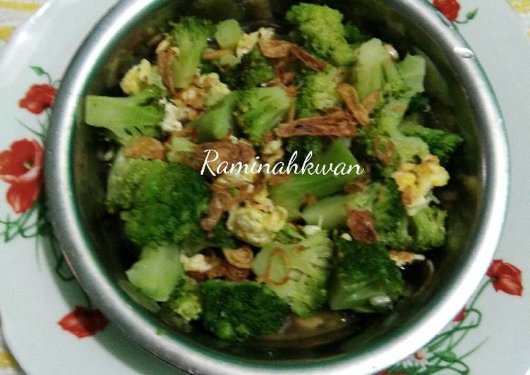 Resep Brokoli Cah Telur Dari Raminah Kwan