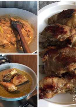 Ayam panggang manis gurih (grill pan)