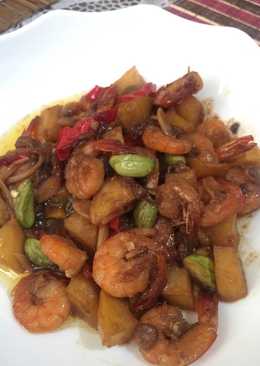 Oseng udang pete