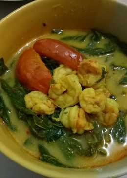 Sayur daun singkong kuah santan