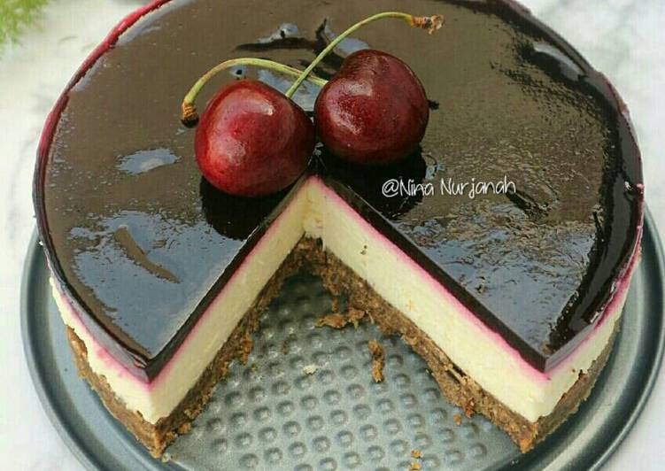 Resep No bake chesee cake Oleh Nina Nurjanah