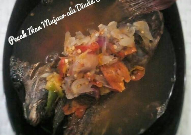 resep masakan Pecak Ikan Mujaer