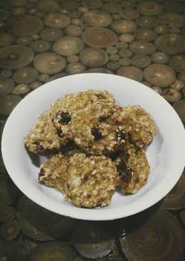 Banana oat cookies