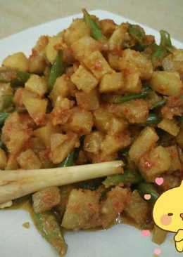 Sambal kentang & buncis