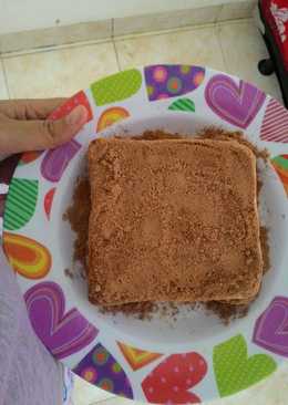 Roti Panggang dengan Pisang, Keju, Selai Kacang dan Milo