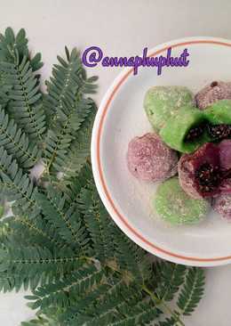 Mochi kacang coklat