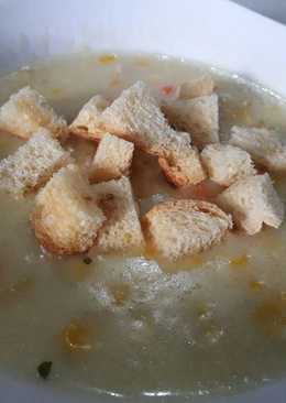 Cream soup ayam jagung wortel