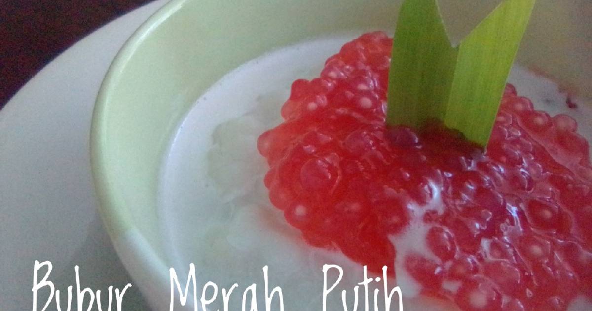 156 resep  bubur  merah  putih  enak dan  sederhana Cookpad