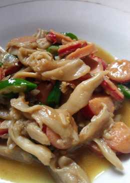 Tumis Jamur Tiram Sosis