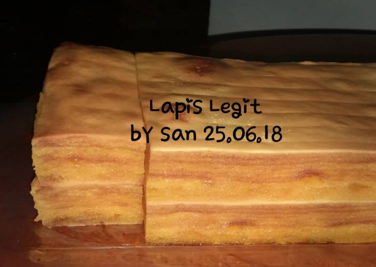 gambar untuk resep Lapis Legit Soft & Creamy banget 25.06.18