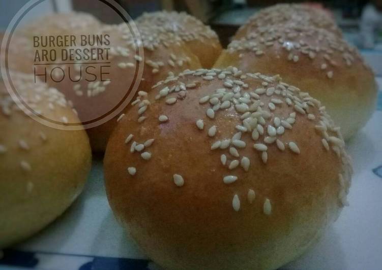 resep lengkap untuk Burger Bun cempluk (Ramadan 10)