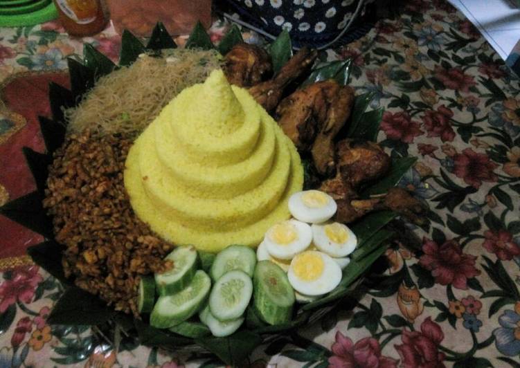 gambar untuk cara membuat Tumpeng ala mey