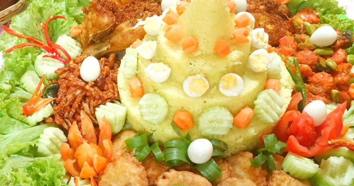 51 resep nasi  kuning tumpeng  enak dan sederhana  Cookpad