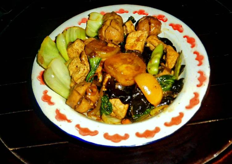 resep makanan Tumis grimis caisim