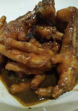 Ceker saos kecap mentega ala anak kos