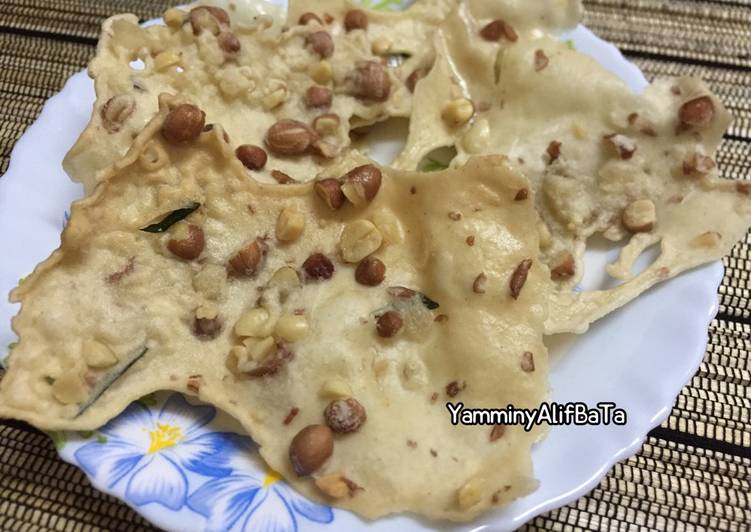 Resep Peyek kacang renyah By Malvin (YamminyAlifBaTa)