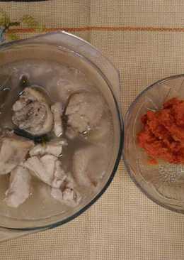 Sop Ayam + Sambel Kemiri