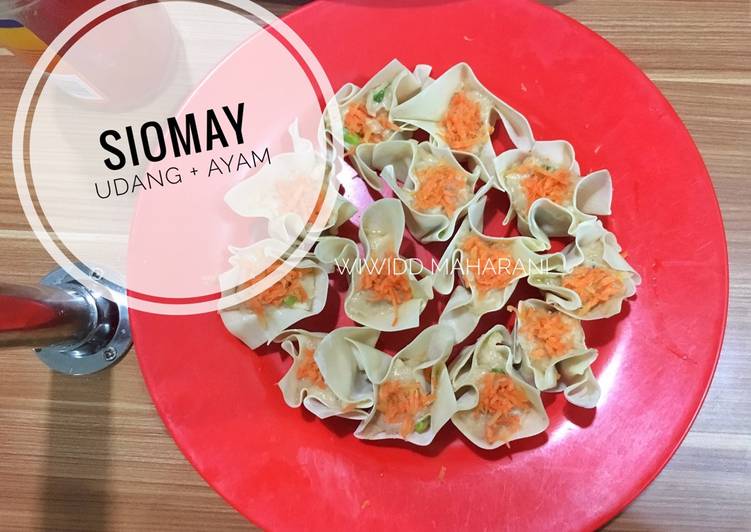 resep lengkap untuk Siomay Udang + Ayam