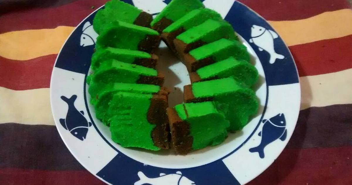 Resep Bolkus mocha pandan jadul tapi tak lekang Resep Bolkus mocha pandan jadul tapi tak lekang