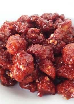 Resep Sweet & Spicy Korean Fried Chicken (Ayam Goreng Pedas ala Korea)
