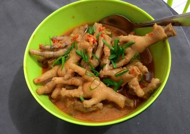 resep makanan Seblak ceker