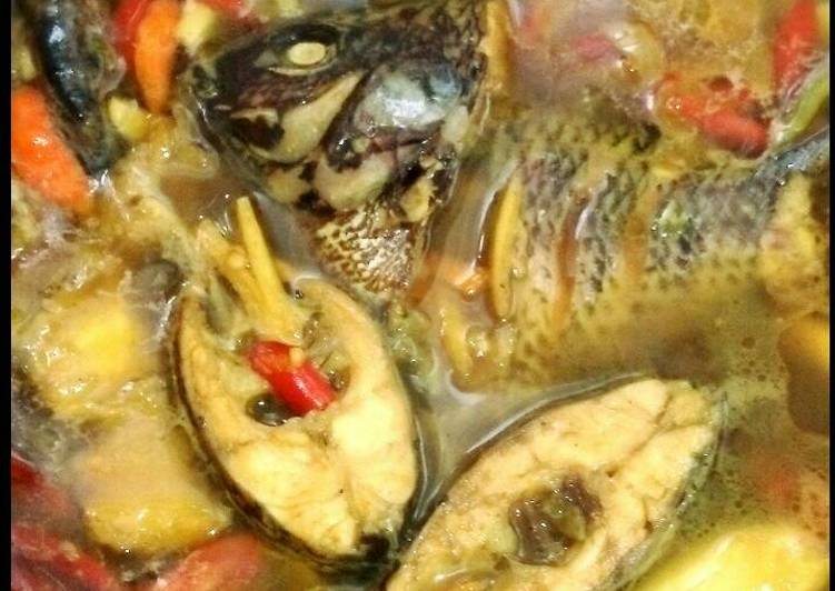 gambar untuk resep makanan Pindang mujair asam pedas