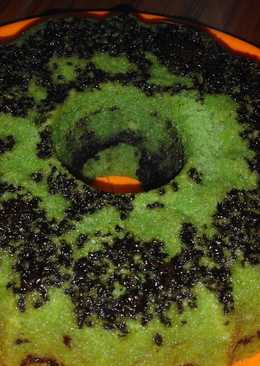 Bolu pisang pandan coklat