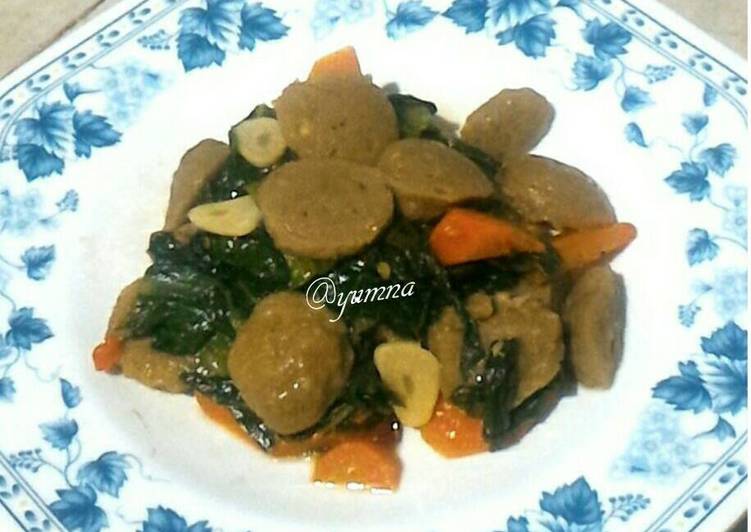 resep masakan Ca Bakso Wortel Pok Coy