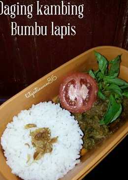 Daging kambing bumbu lapis