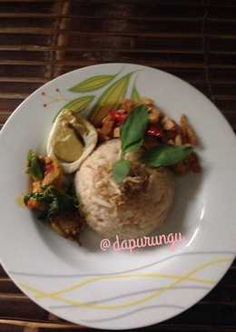 Nasi Liwet Komplit (rice cooker)