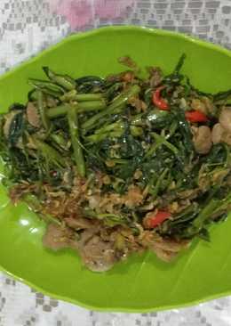 Tumis Kangkung Ebi Bakso