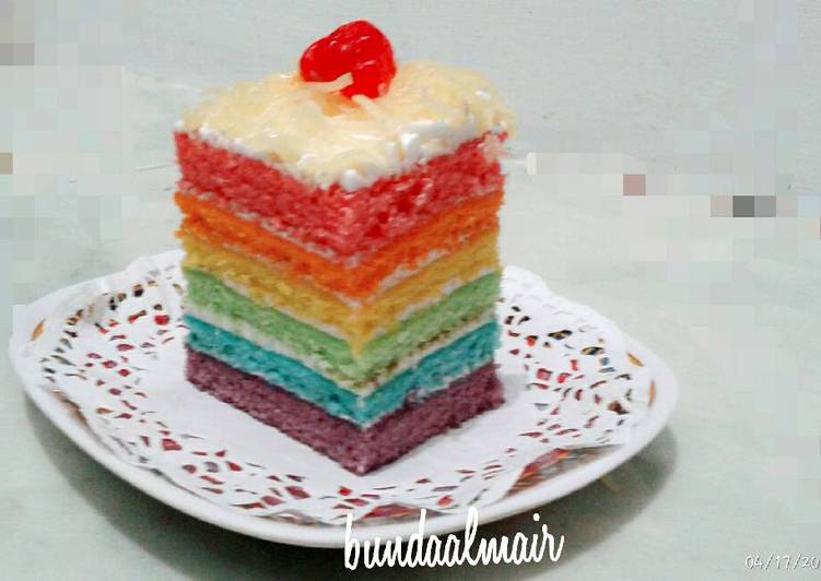 resep makanan Rainbow Cake Panggang Ny.Liem