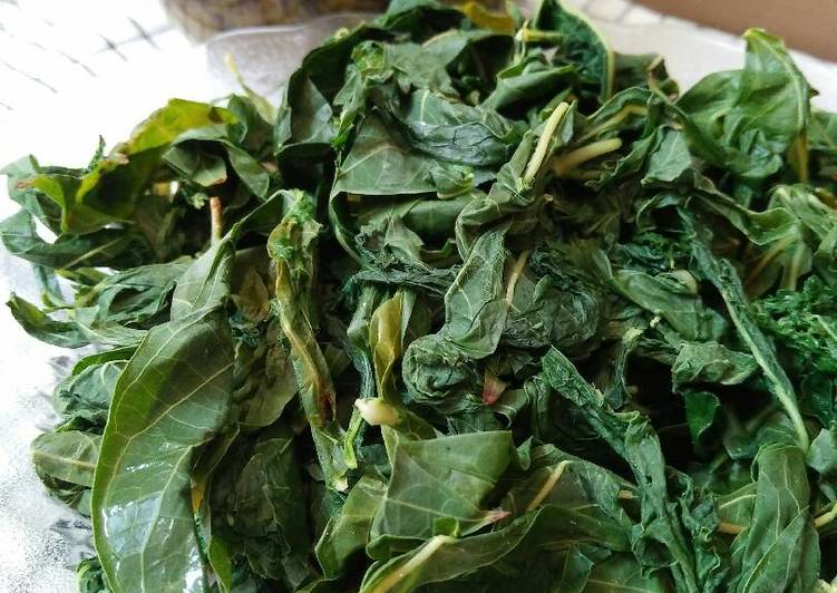 resep masakan Lalapan Daun singkong