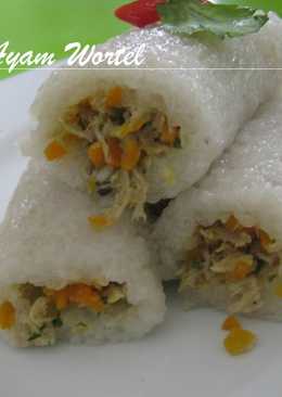 Lemper ayam wortel