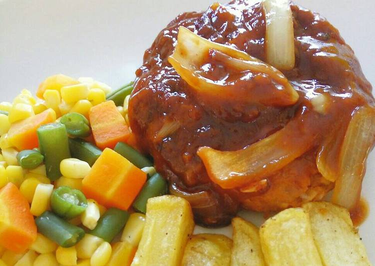 resep makanan Steak Tempe Rasa Resto