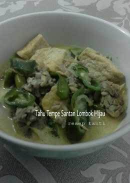 Tahu Tempe Santan Lombok Hijau