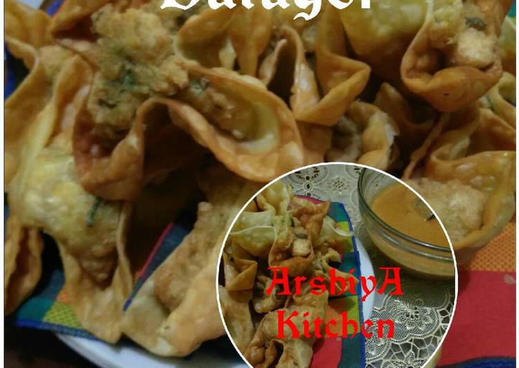 Resep Batagor Simple kulit pangsit By Arshiya Kitchen