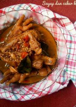 Ayam Kecap Simple (sayap dan ceker)