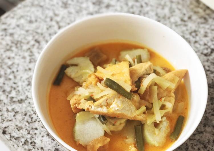 resep makanan Krecek Tahu Labu Siam by Febi