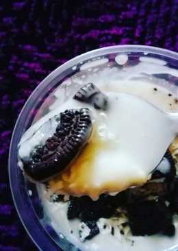 Sop duren frozen keju oreo