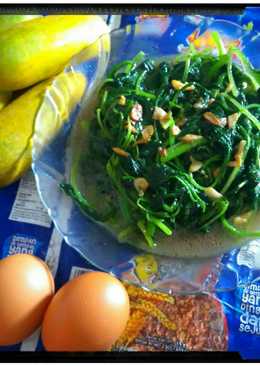 ð¿ Cah bayam bawang putihð¿ ala mak irit