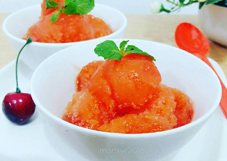 resep masakan Sorbet Pepaya