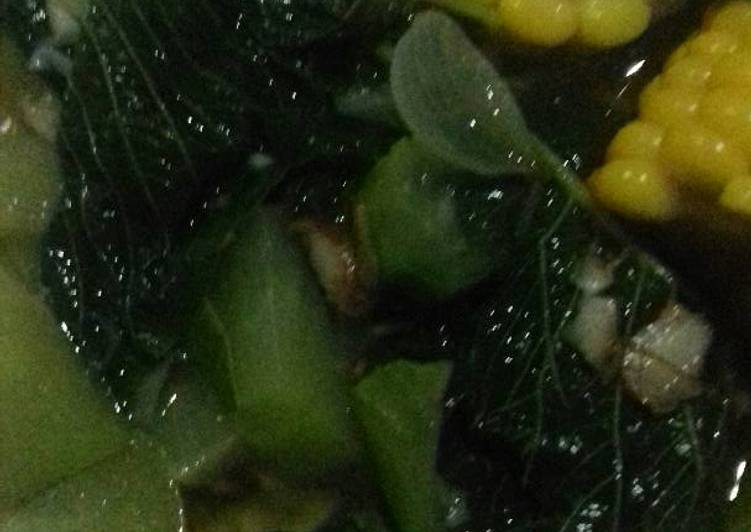 resep Sayur bening bayam